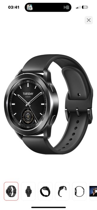 Смарт-часы Xiaomi Watch S3 47 мм черный-черный