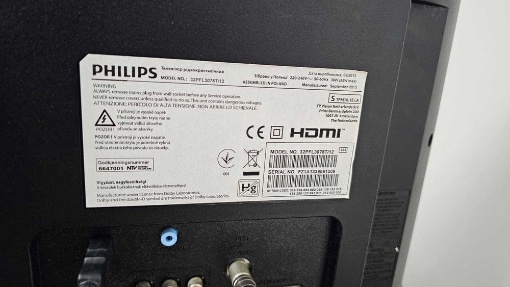TV Smart Thomson / TV PLasma LED Philips