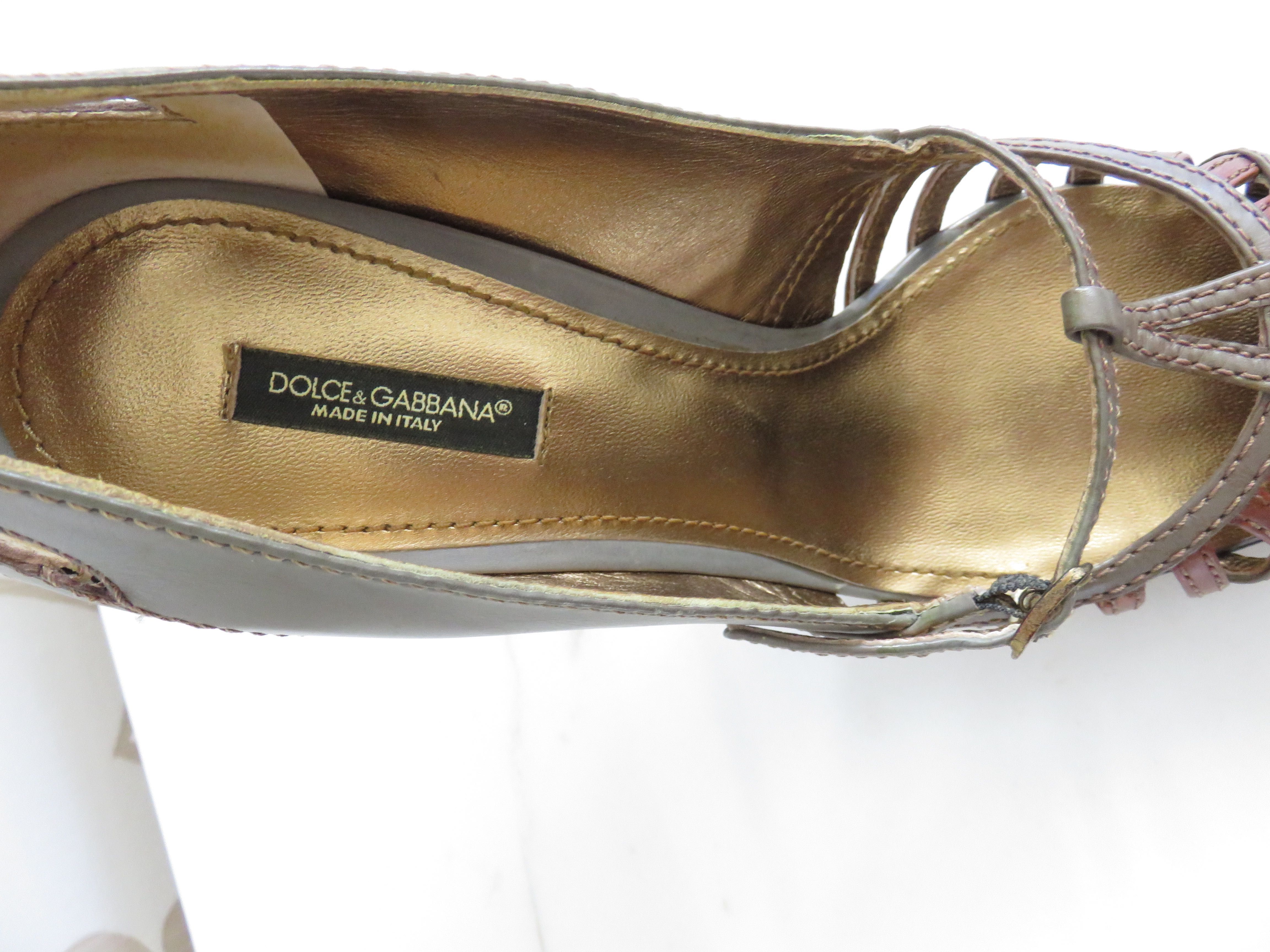 Обувки с ток Dolce & Gabbana, 39 - 40, нови