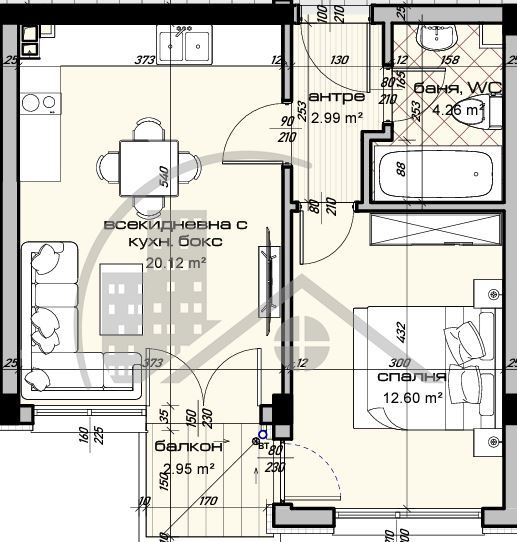 Продава се Двустаен апартамент в Варна, Виница - 63 кв.м за 1315 €/кв.м - Снимка #4