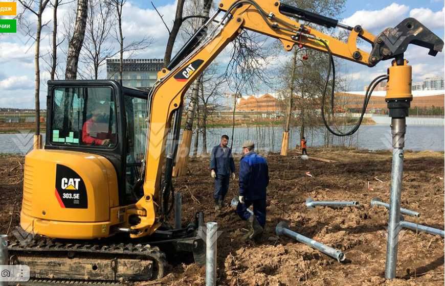 Ямобур (вращатель) на мини-экскаватор всех производителей