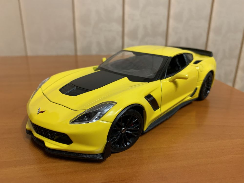 Macheta auto Chevrolet Corvette Z06 C7, 1/24, Welly