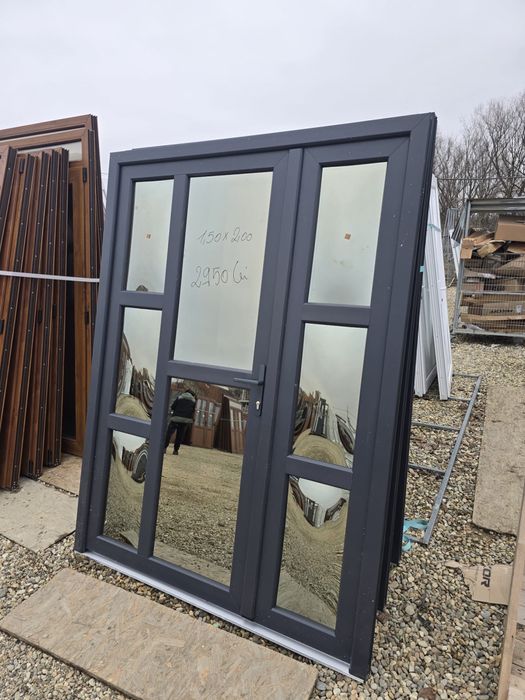 usi termopan pvc gri antracit dube noi de la 1950 lei