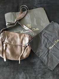 Нова чанта естествена кожа Massimo Dutti