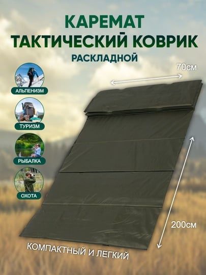 В Палатку. Карематы гармошка. Полы тёплые. Матрасы. 180×90×1,2.