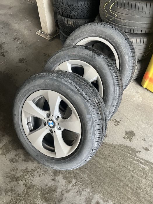 Vand SET Jante+Cauciucuri originale BMW Pirelli RunFlat ca noi !!