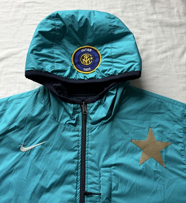 Nike(Inter),geacă cu 2 fețe pt.bărbați,măr.XL(merge pt.2 XL)