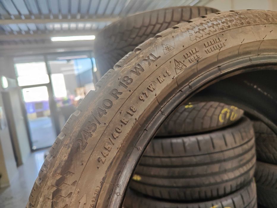 2бр. зимни гуми 245/40/18 Continental