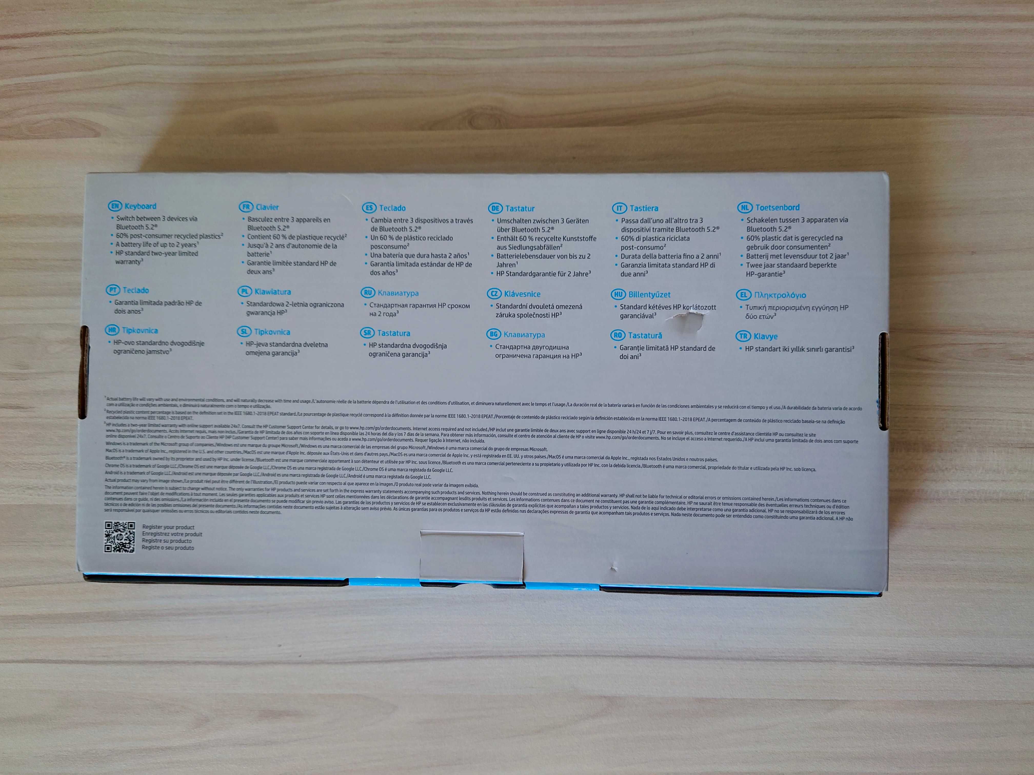 Wireless Bluetooth клавиатура HP 350 Compact multi-device