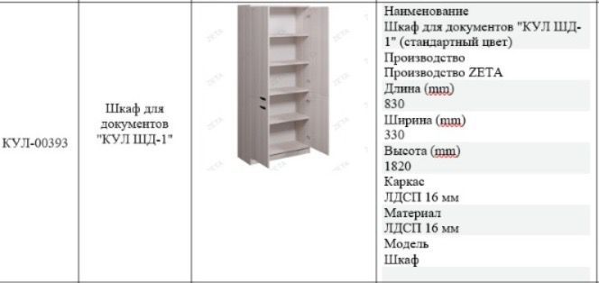 Шкаф для документов