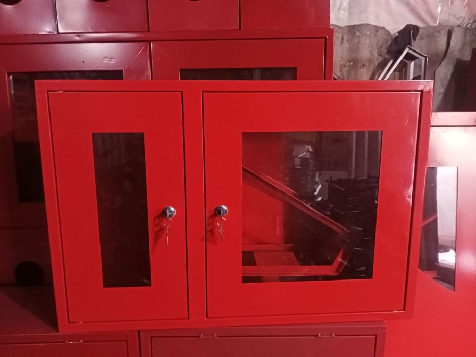 Уличный пожарный щит пост перечеслением