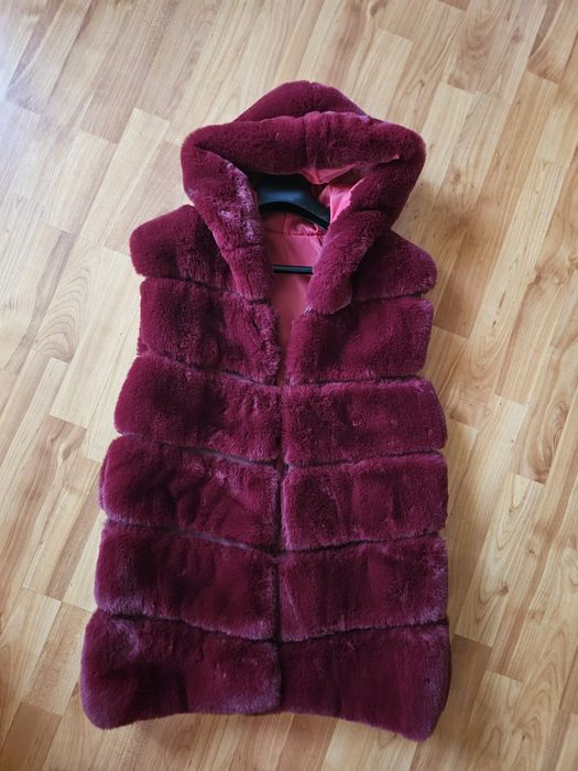 Vesta de blana cu glugă   S ,M , L