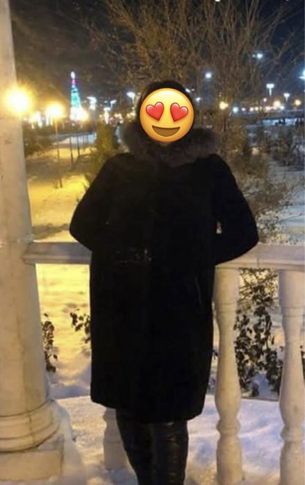 Шуба из стриженного мутона