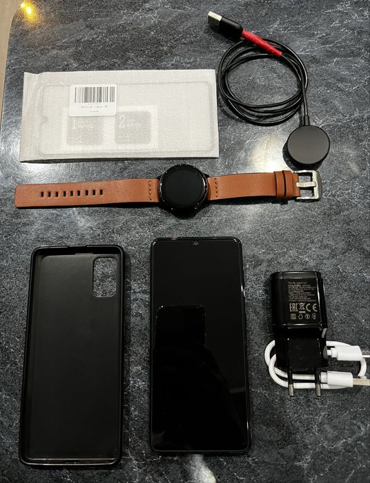 Samsung Galaxy A41 + Galaxy Watch Active + accesorii