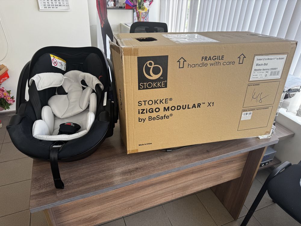 BeSafe Izi Go Modular X1 i-Size 40-75см 13кг кошче база столче stokke