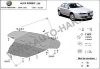 Scut motor metalic Alfa Romeo 159 2004 - 2011, otel 2,5mm
