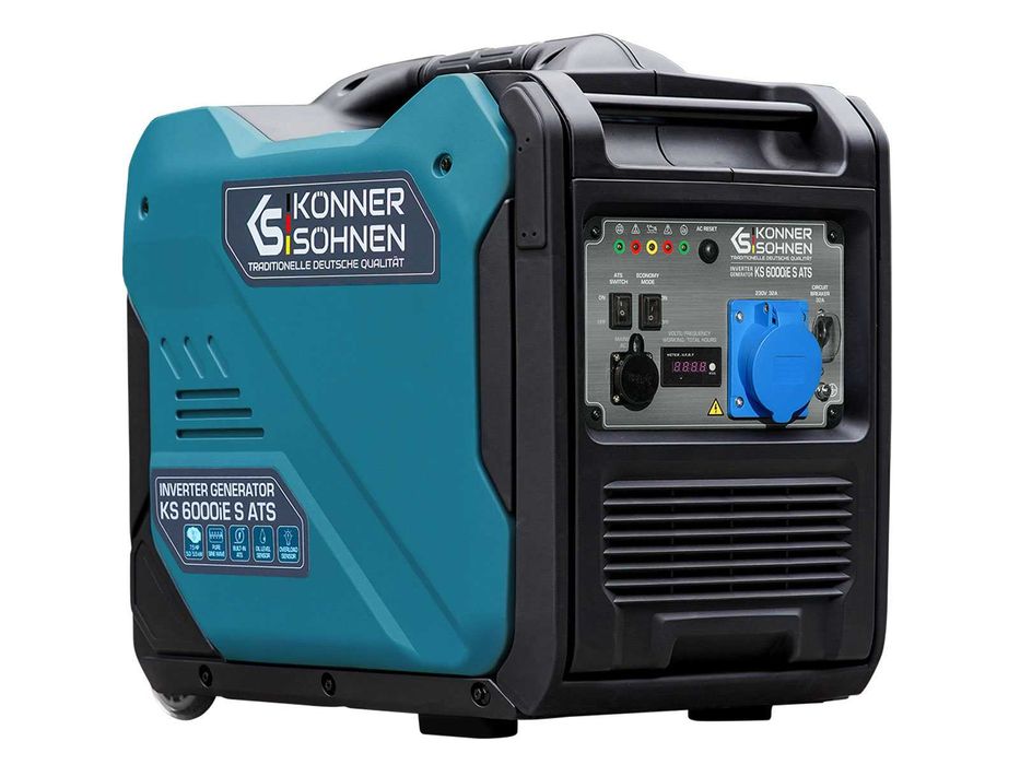 Generator de curent cu invertor 5.5 kW Koenner KS 6000iE S cu ATS