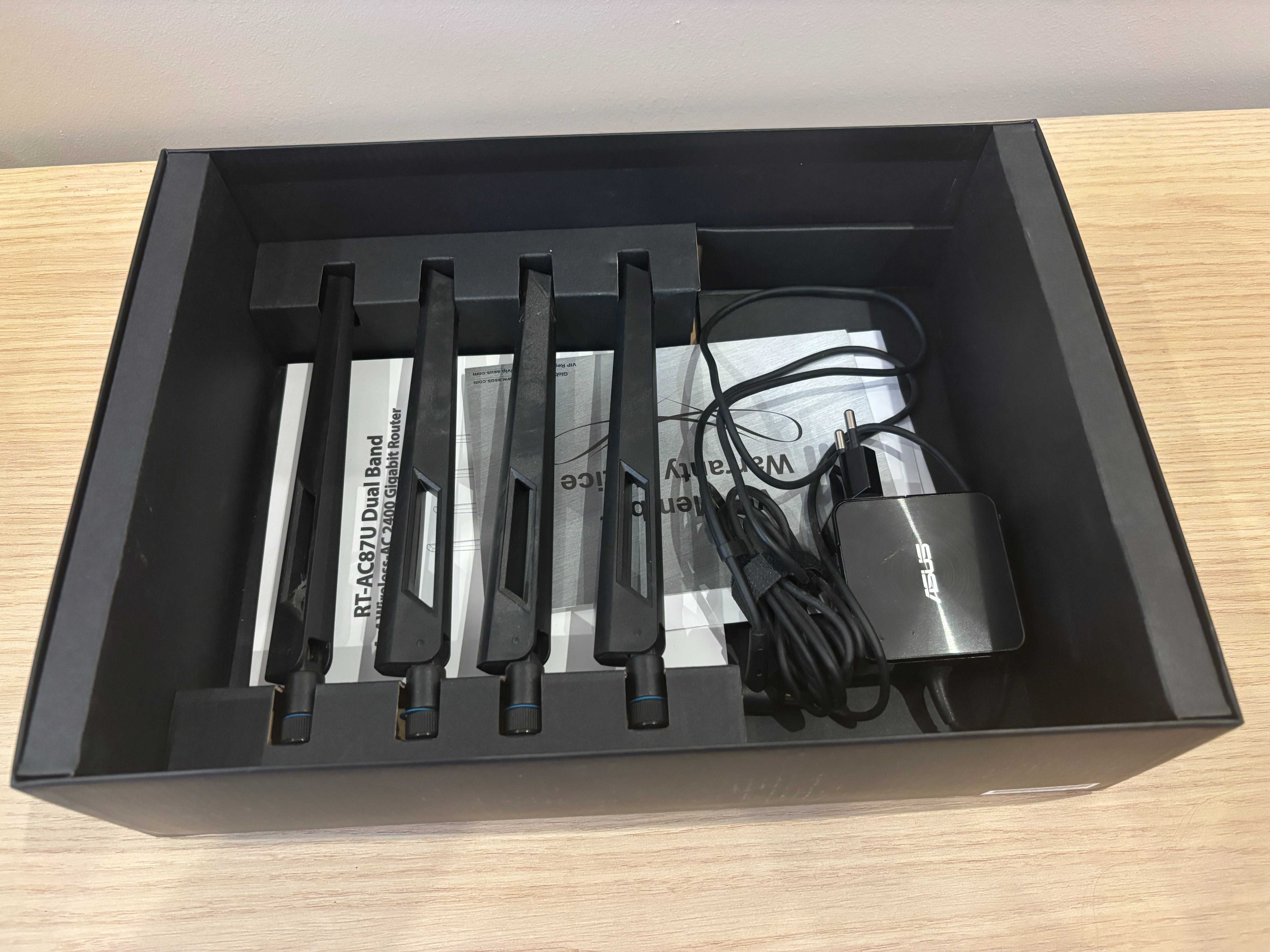 Безжичен рутер Asus RT-AC87U – двубандов Gigabit Router - 2 бр.