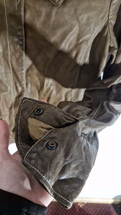 Geaca de piele Armani