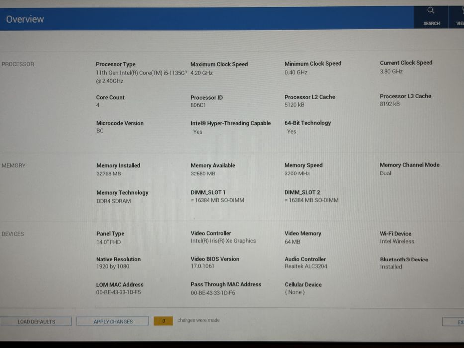 Dell Latitude 3420 | i5-1135G7 | 32GB RAM | Garanție aproape 3 ani