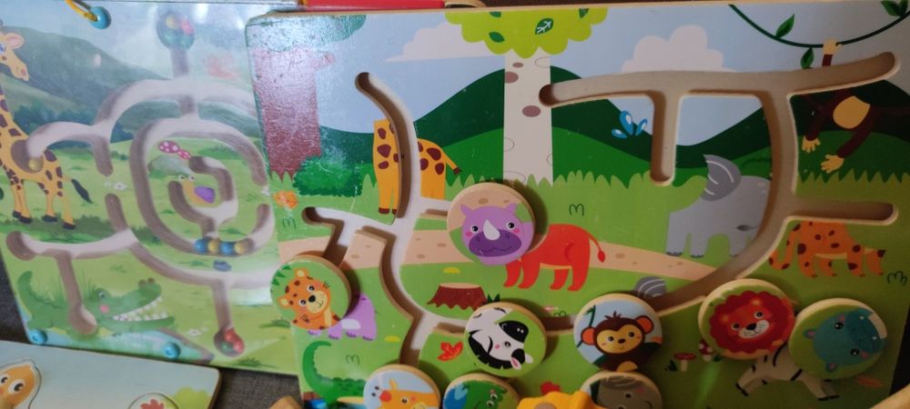 Лот дървени играчки