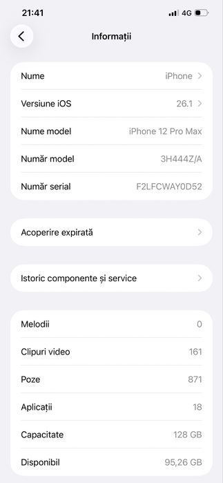 Vand iphone 12 pro max urgent