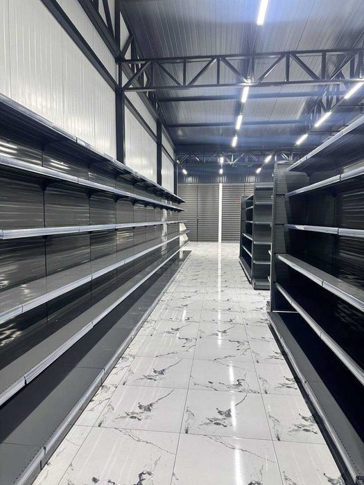 Озик овкат маркет ва доконлар учун полкалар стеллаж прилавкалар металл