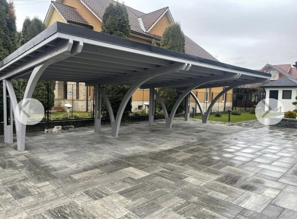 Carport pergola garaj lemn pin nordic stratificat