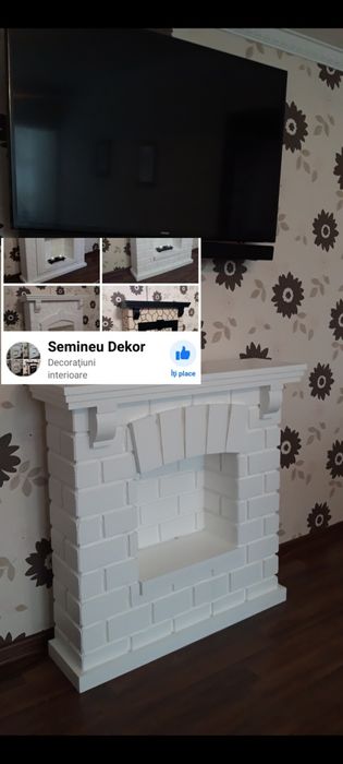 Semineu decorativ