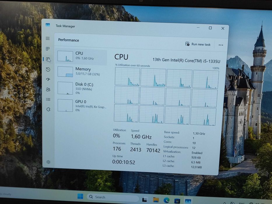 Лаптоп DELL INSPIRON 14 5430, i5-1355U, 16GB DDR5, 500GB SSD NVME