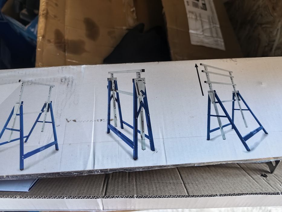 Телескопична работна стойка Scheppach TUG200 - товароносимост 200 кг |