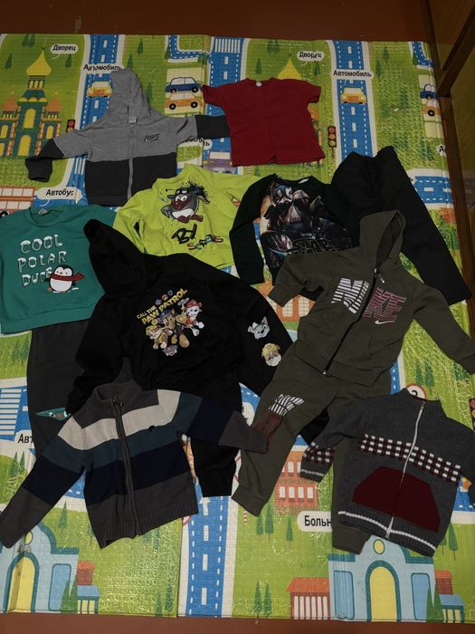 Продам пакет детских вещей на мальчика 3 года