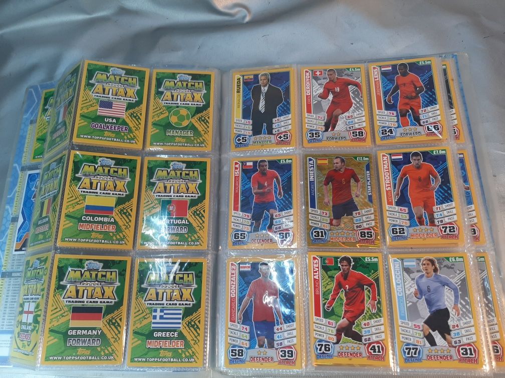 Album jucàtori fotbal lot set de colecție original din 2013 / 2014