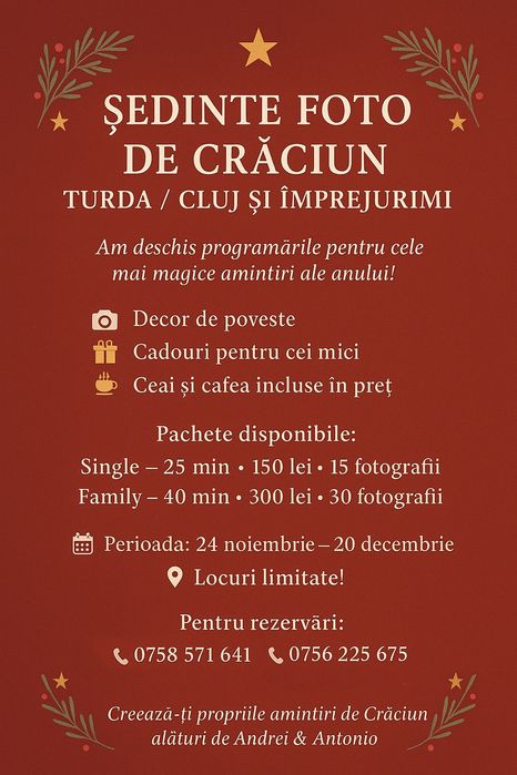 Sedinte foto de Craciun