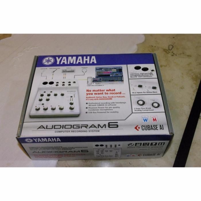 USB аудио интерфейс, звуковая карта с Компрессором YAMAHA-AUDIOGRAM6.