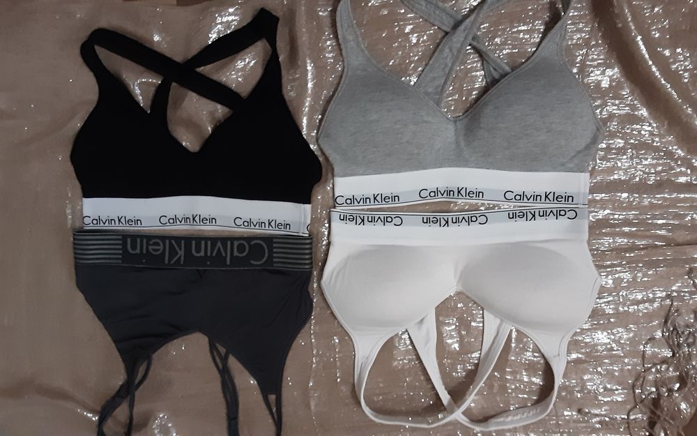 (XS) (S) Calvin klein ЛОТ 4 оригинални бюстиета повдигащ ефект 50.00лв