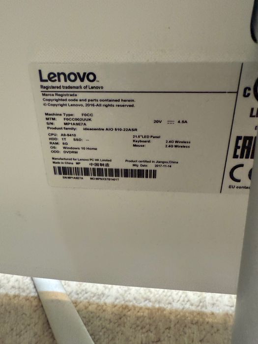 Lenovo idea centre 510-23ISH