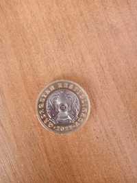 Памятная монета 2022г номиналом 100тг изображение олень