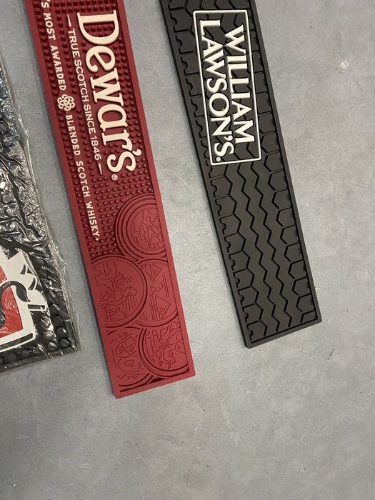 Стари рекламни подложки за чаши от гума бармат bar matt