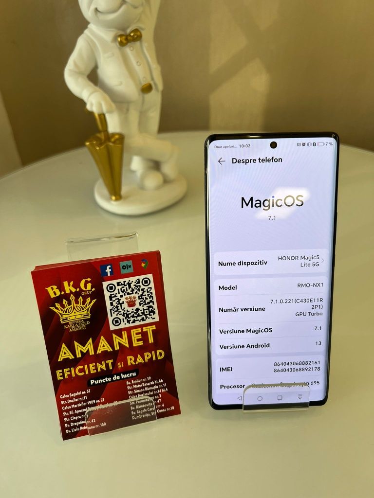 Honor Magic 5 Lite 5G Amanet BKG