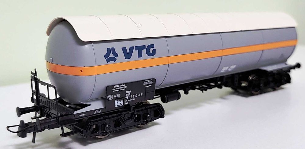 macheta vagon cisterna VTG, Roco 47371 DB, H0, scara 1:87, nou