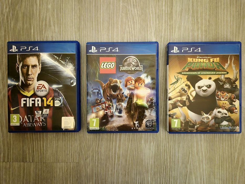 PS4 игри – FIFA 14, LEGO Jurassic World, Kung Fu Panda