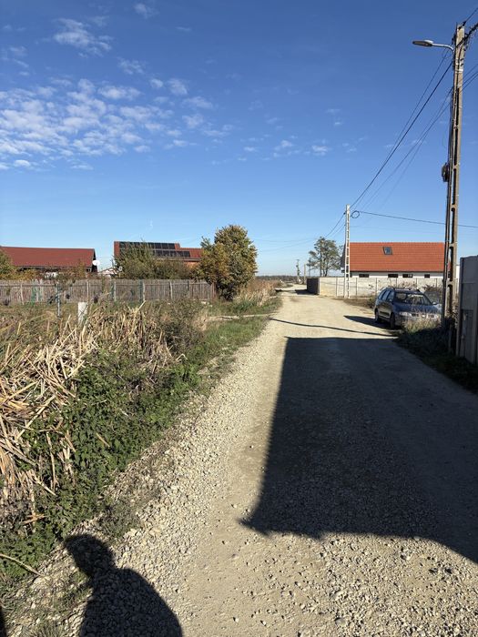 Vind teren la intrare in Apateu