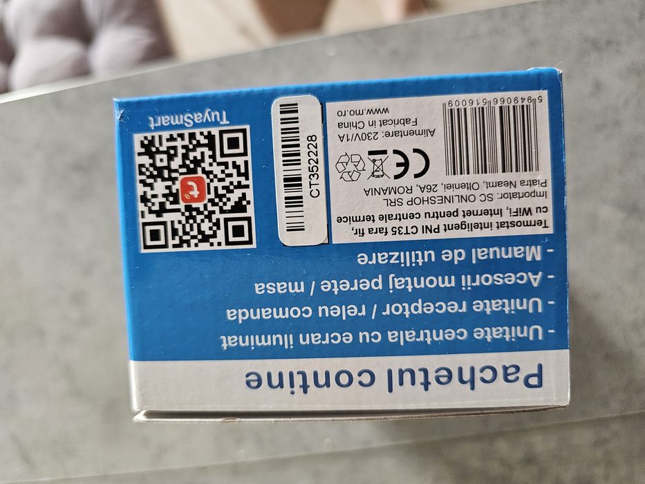 Termostat PNI CT35 Wifi Internet Tuya Wireless