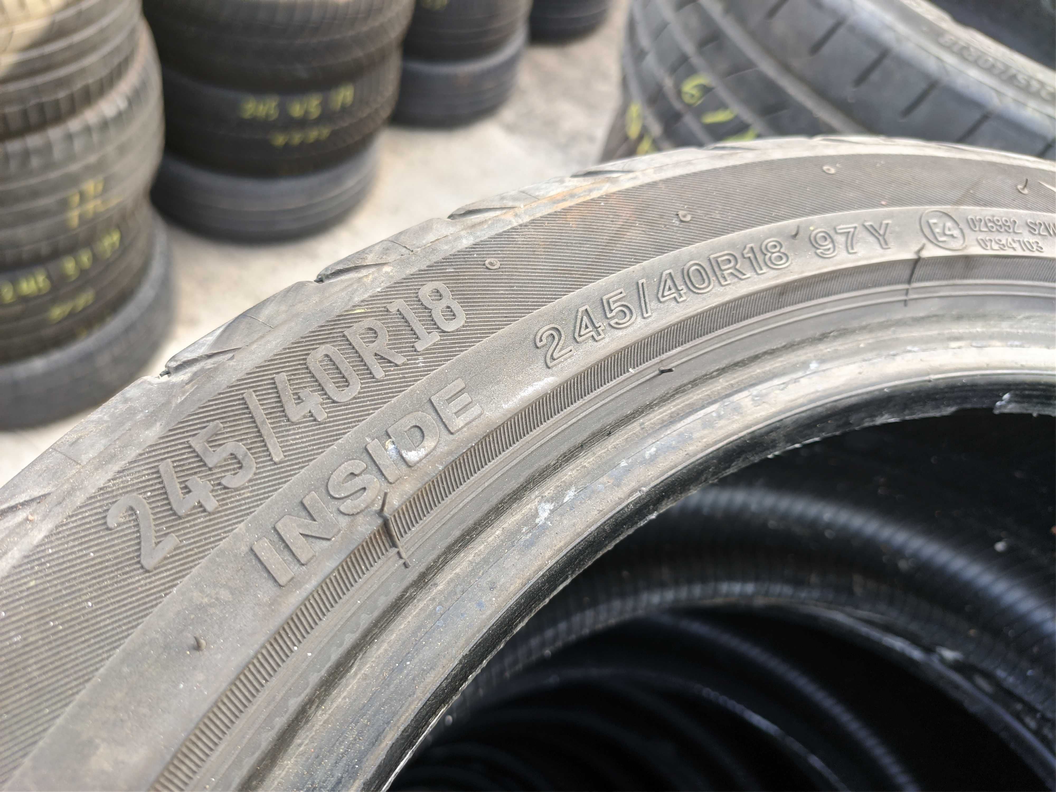 4бр Летни гуми 245 40 18 - Lassa