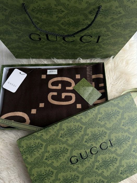 Esarfa Gucci Fringed Wool