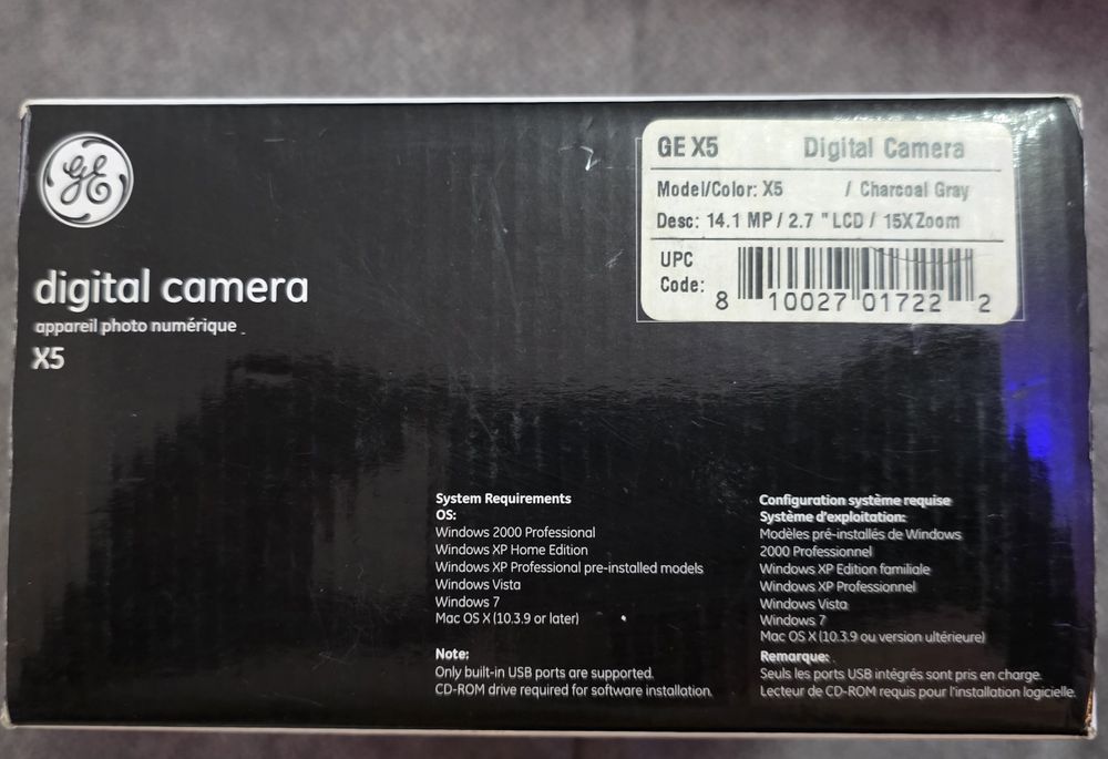 Цифровая камера, фотоаппарат X5 Power Series