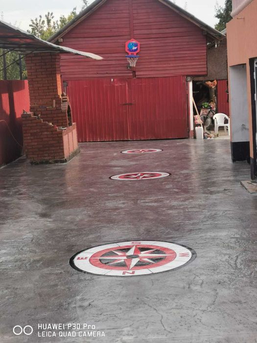 #beton amprentat si elicopterizat# pavaj din beton amprentat