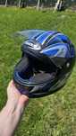 Casca moto MDS albastra