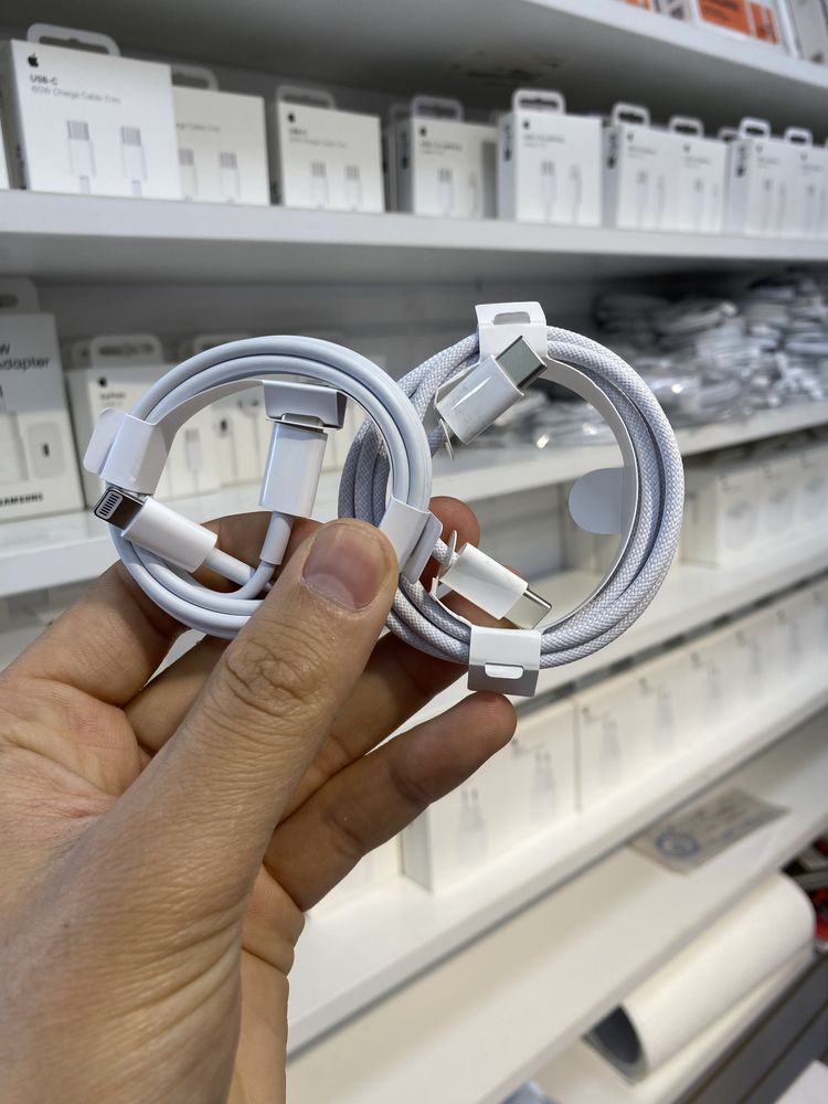 ОРИГИНАЛ iPhone Zaryadka USB-C Kabel Зарядка для iPhone Adapter Apple